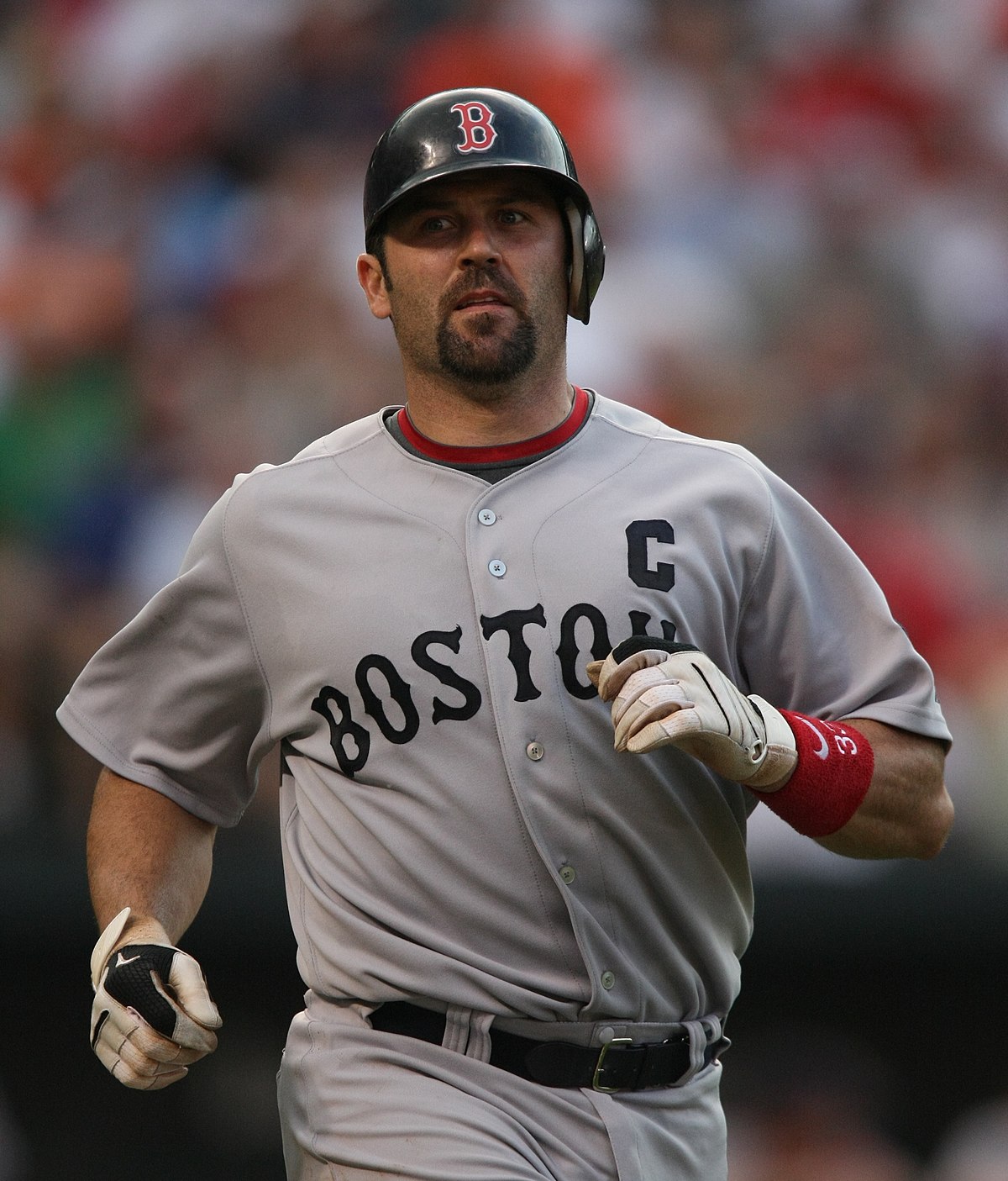 Jason Varitek #33 2022 Team Issued Road Alternate Jersey